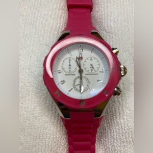 Michelle Tahitian Jelly watch - Hot Pink